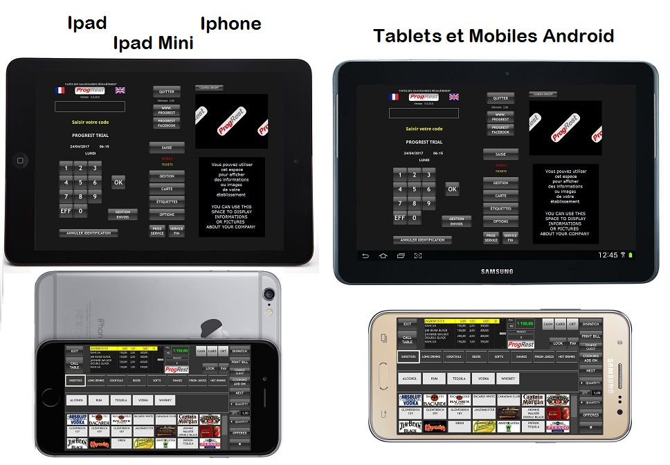 caisse tactile restaurant